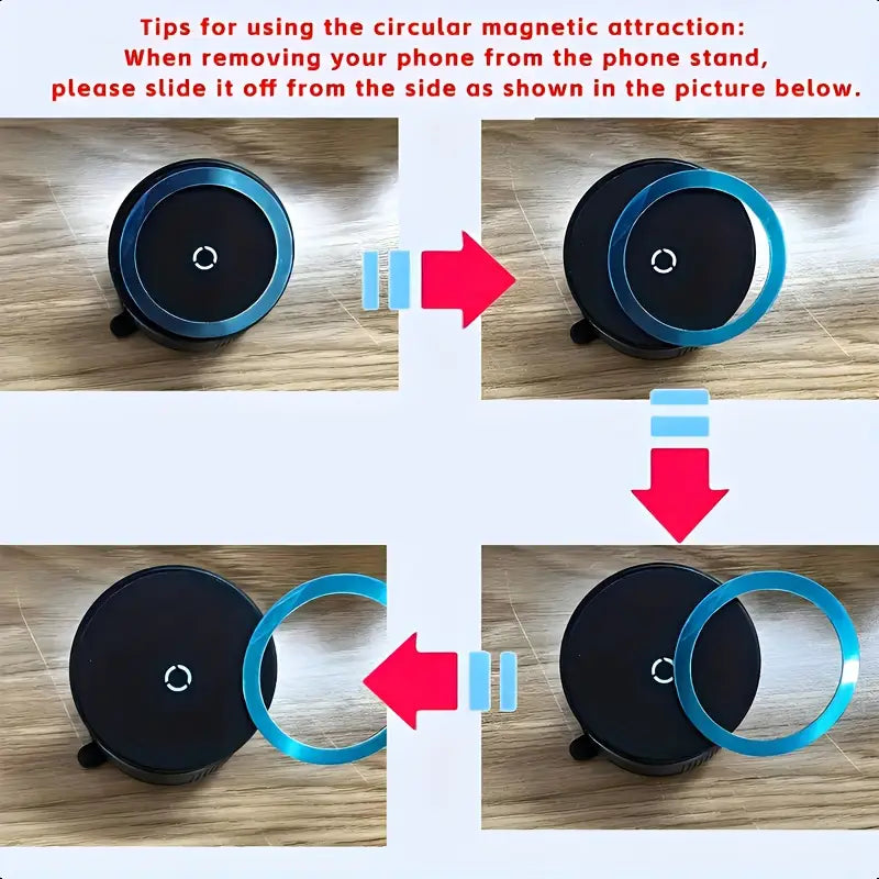 Vacuum Magnetic Phone Holder Stand