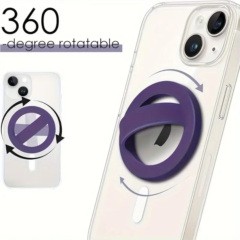 Adjustable Magnetic Silicone Ring Grip Phone Holder