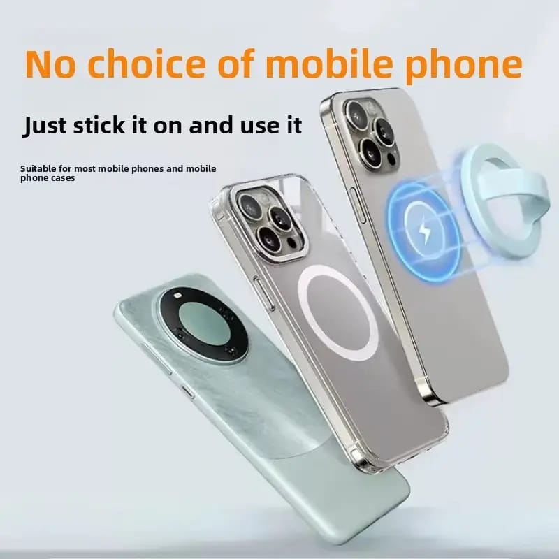 Adjustable Magnetic Silicone Ring Grip Phone Holder