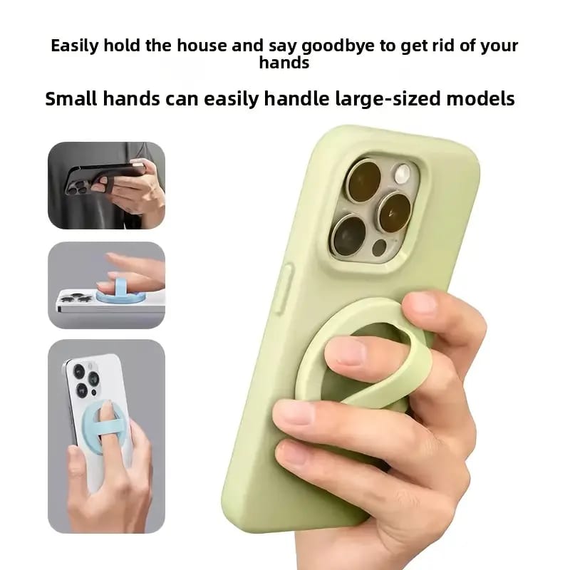 Adjustable Magnetic Silicone Ring Grip Phone Holder