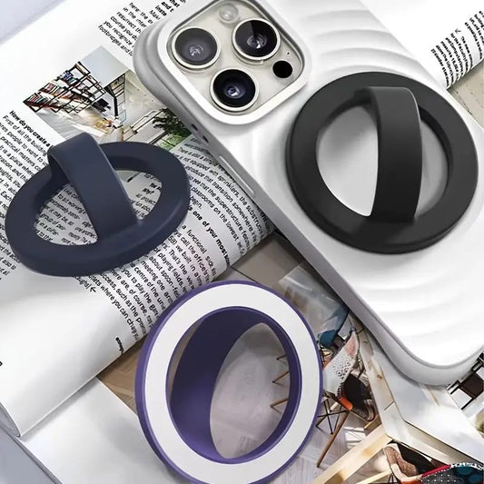 Adjustable Magnetic Silicone Ring Grip Phone Holder